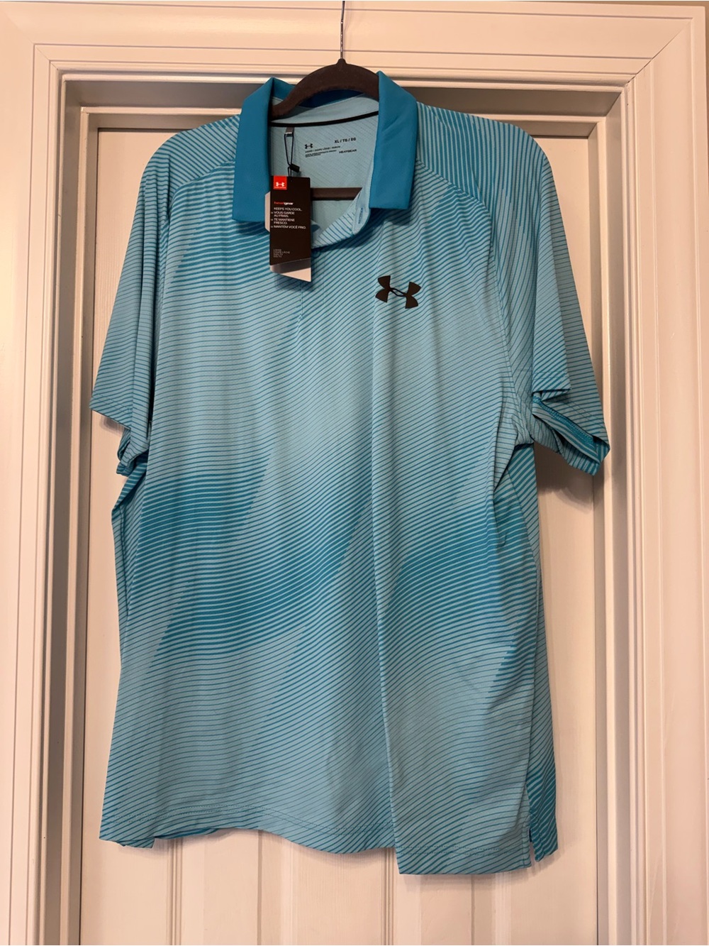 Under Armour Light Blue Gradient Men's Polo